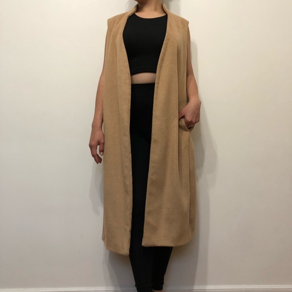 zara long suede jacket
